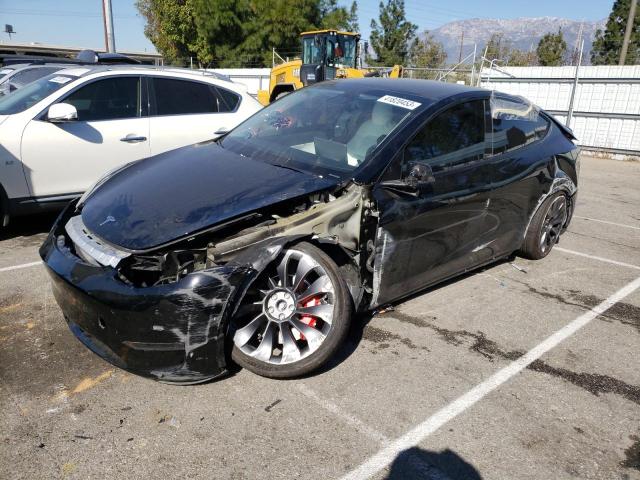 TESLA MODEL Y 2022 with VIN 7SAYGDEF5NF346057 - Photo from auction