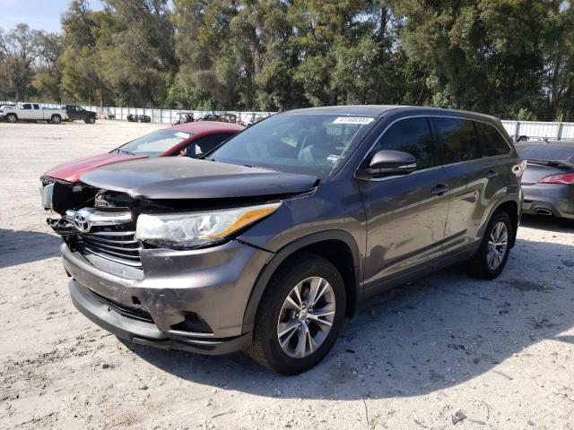 TOYOTA HIGHLANDER 2015 with VIN 5TDBKRFH2FS188658 - Photo from auction