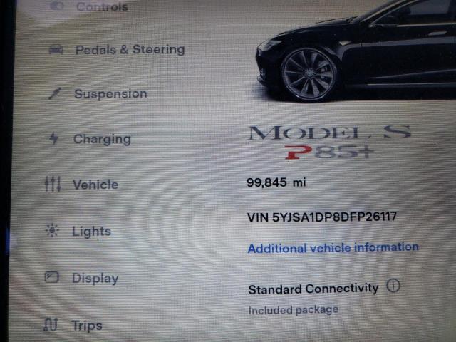 Photo 9 from auction – 2013 TESLA MODEL S with VIN 5YJSA1DP8DFP26117