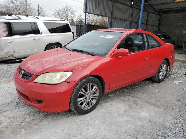 HONDA CIVIC EX 2004 with VIN 1HGEM22984L000349 - Photo from auction