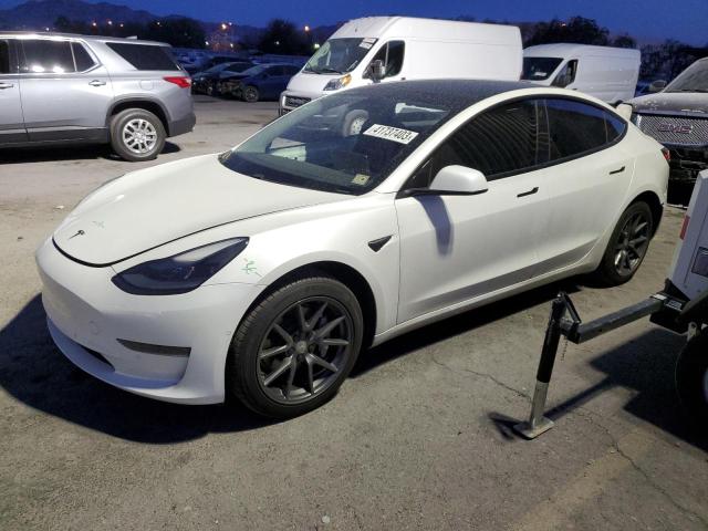 TESLA MODEL 3 2021 with VIN 5YJ3E1EAXMF940349 - Photo from auction