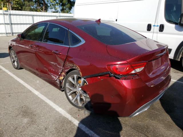 Photo 2 from auction – 2015 CHRYSLER 200 C with VIN 1C3CCCCG5FN699110