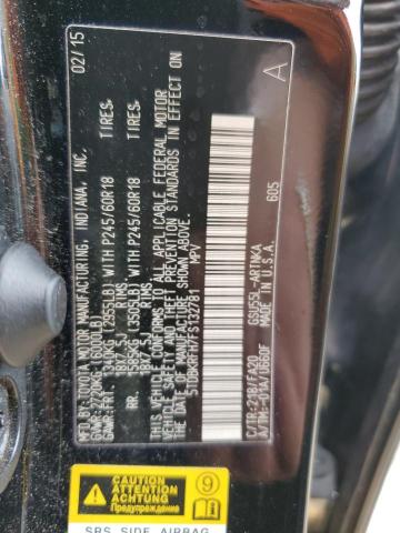 Photo 14 from auction – 2015 TOYOTA HIGHLANDER with VIN 5TDBKRFH7FS132781