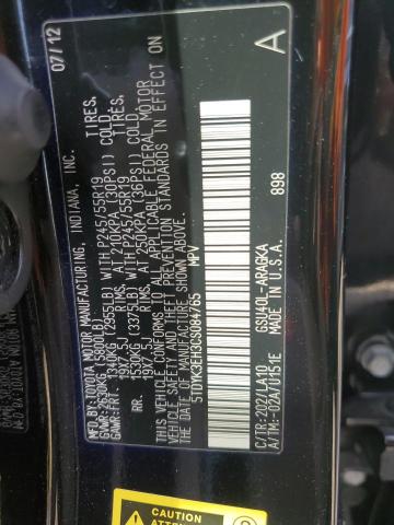 Photo 14 from auction – 2012 TOYOTA HIGHLANDER with VIN 5TDYK3EH3CS084765