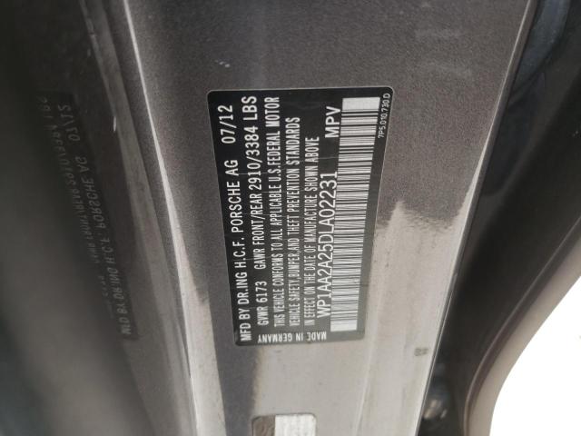 Photo 14 from auction – 2013 PORSCHE CAYENNE with VIN WP1AA2A25DLA02231