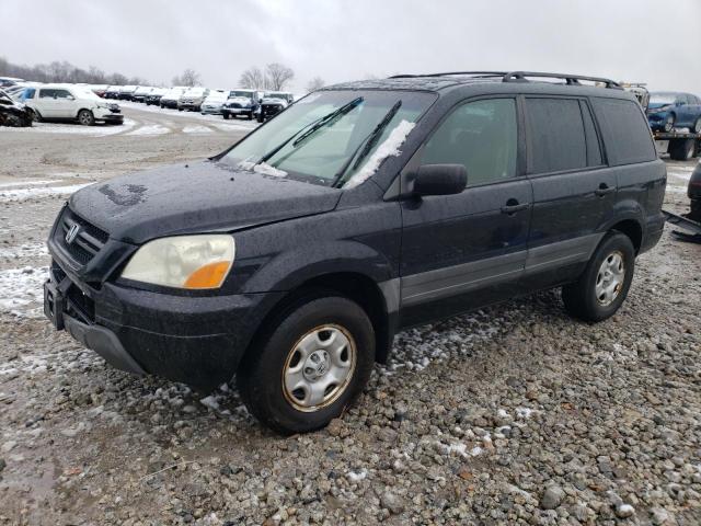 HONDA PILOT LX 2004 with VIN 2HKYF18134H613596 - Photo from auction