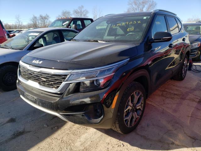 KIA SELTOS EX 2022 with VIN KNDERCAA5N7257108 - Photo from auction