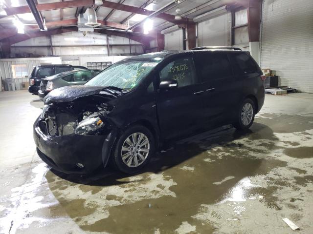 TOYOTA SIENNA XLE 2017 with VIN 5TDDZ3DC2HS168549 - Photo from auction