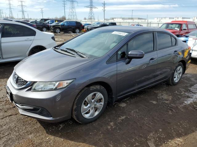 HONDA CIVIC LX 2014 with VIN 19XFB2F51EE020341 - Photo from auction