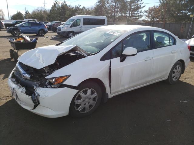 HONDA CIVIC LX 2012 with VIN 19XFB2F52CE086586 - Photo from auction