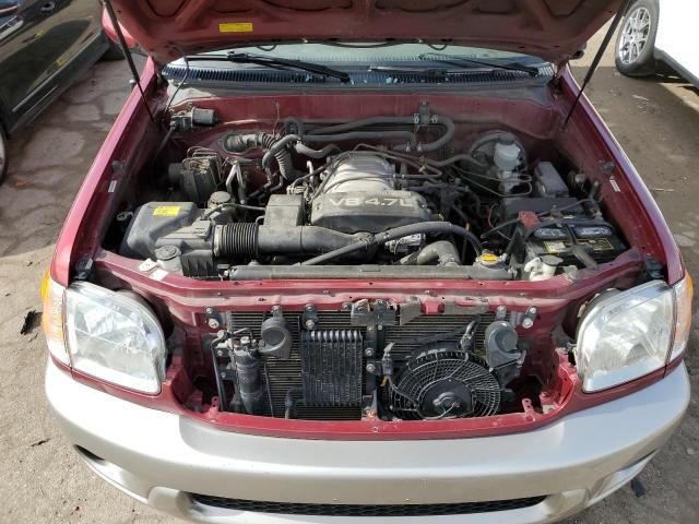 Foto 11 de la subasta – 2002 TOYOTA SEQUOIA SR con VIN 5TDBT44A22S120148