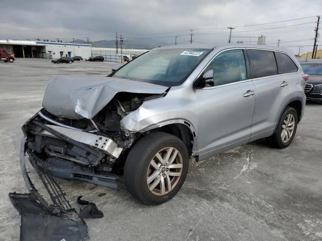 TOYOTA HIGHLANDER 2016 with VIN 5TDZARFH4GS023021 - Photo from auction