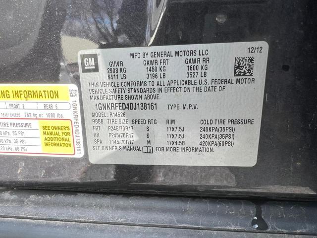 Photo 10 from auction – 2013 CHEVROLET TRAVERSE L with VIN 1GNKRFED4DJ138161