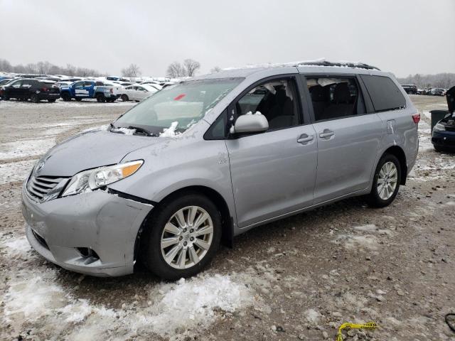 TOYOTA SIENNA LE 2017 with VIN 5TDJZ3DC4HS156860 - Photo from auction
