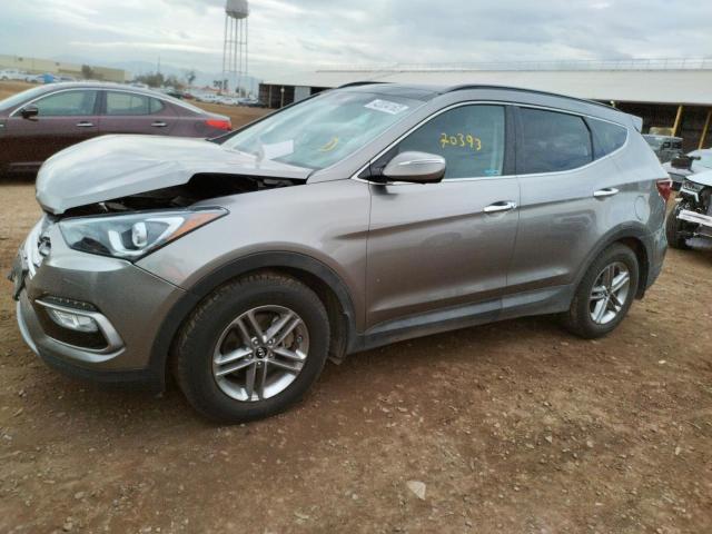 HYUNDAI SANTA FE S 2017 with VIN 5NMZU3LB3HH043690 - Photo from auction