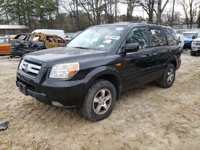HONDA PILOT EXL 2007 with VIN 2HKYF18757H530809 - Photo from auction