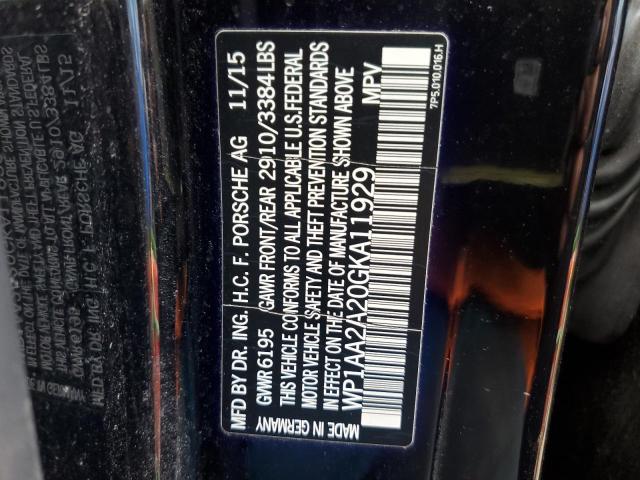 Photo 14 from auction – 2016 PORSCHE CAYENNE with VIN WP1AA2A20GKA11929