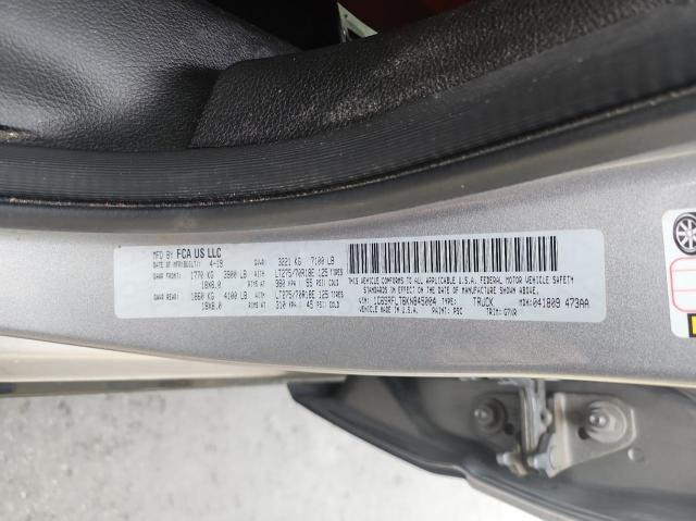 Photo 10 from auction – 2019 RAM 1500 REBEL with VIN 1C6SRFLT6KN845004