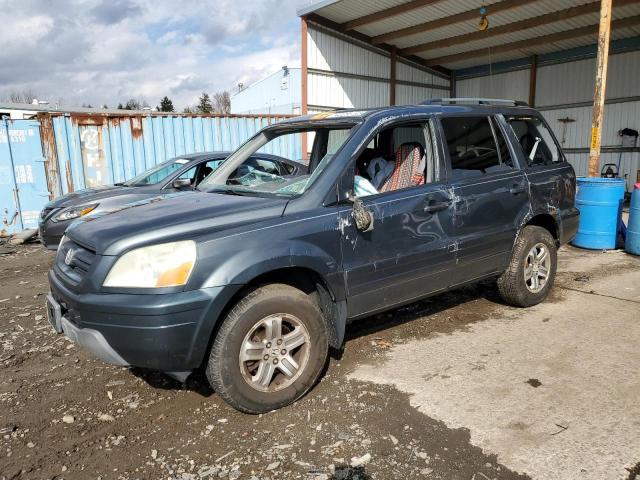 HONDA PILOT EX 2003 with VIN 2HKYF18483H593838 - Photo from auction