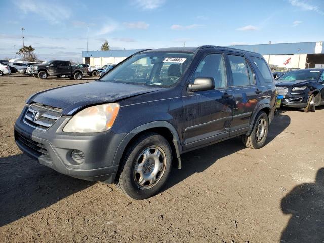 HONDA CR-V LX 2006 with VIN JHLRD68586C029075 - Photo from auction