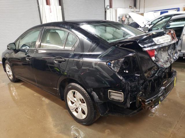 Photo 2 from auction – 2013 HONDA CIVIC LX with VIN 2HGFB2F58DH301749
