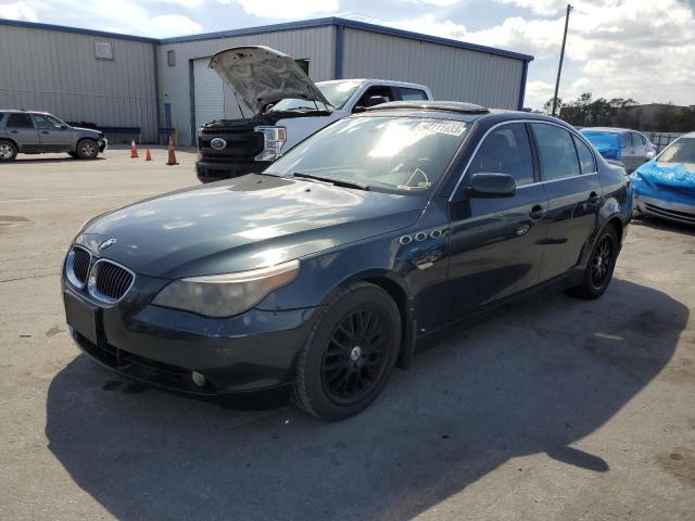 BMW 525 I 2007 with VIN WBANE53537CW62849 - Photo from auction