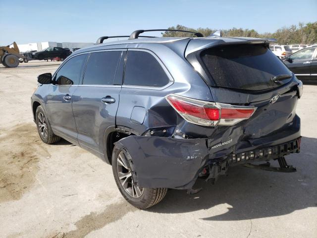 Foto 2 de la subasta – 2016 TOYOTA HIGHLANDER con VIN 5TDKKRFH8GS129485