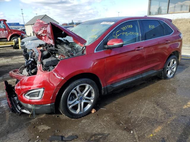 FORD EDGE TITAN 2017 with VIN 2FMPK4K85HBC23126 - Photo from auction