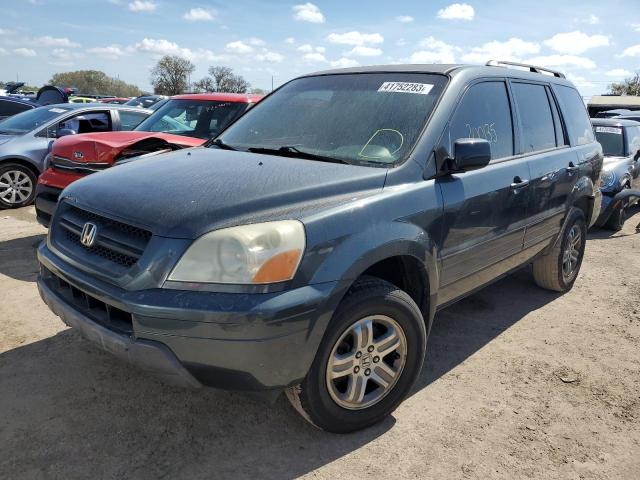HONDA PILOT EXL 2003 with VIN 2HKYF18503H520925 - Photo from auction