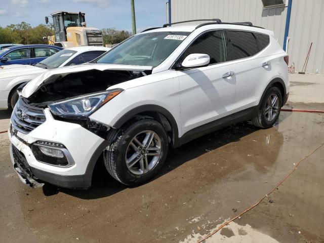 HYUNDAI SANTA FE S 2018 with VIN 5NMZU3LB9JH082449 - Photo from auction