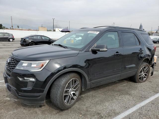 FORD EXPLORER S 2018 with VIN 1FM5K8GT7JGC96315 - Photo from auction