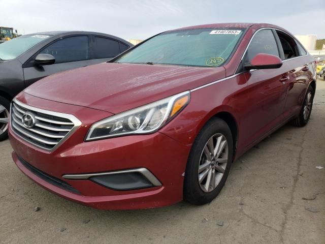 HYUNDAI SONATA SE 2016 with VIN 5NPE24AF9GH357877 - Photo from auction