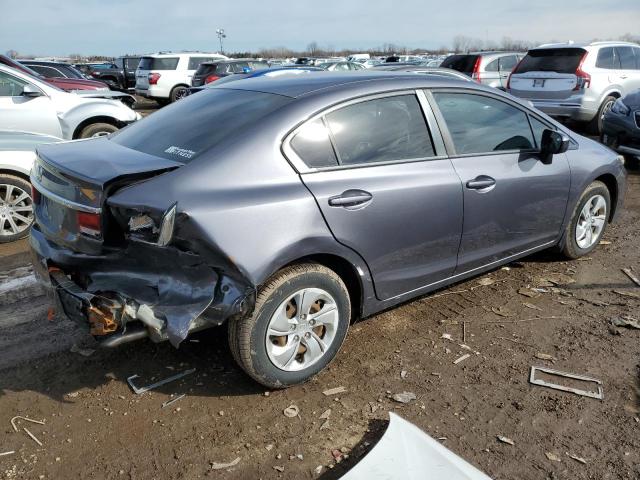 Photo 3 from auction – 2014 HONDA CIVIC LX with VIN 19XFB2F51EE020341
