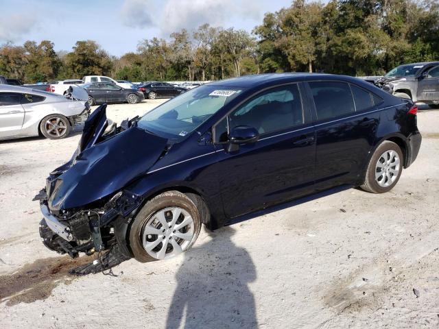 TOYOTA COROLLA LE 2022 with VIN 5YFEPMAE2NP382869 - Photo from auction