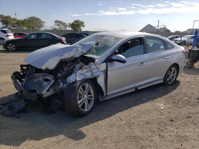 HYUNDAI SONATA LIM 2019 with VIN 5NPE34AF3KH738727 - Photo from auction