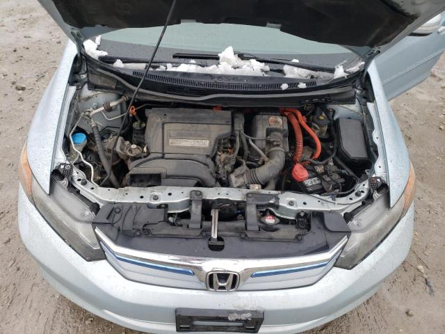 Photo 11 from auction – 2012 HONDA CIVIC HYBR with VIN JHMFB4F29CS006262