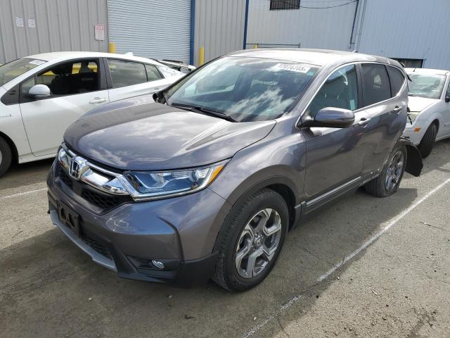 HONDA CR-V EX 2018 with VIN 7FARW1H57JE044208 - Photo from auction