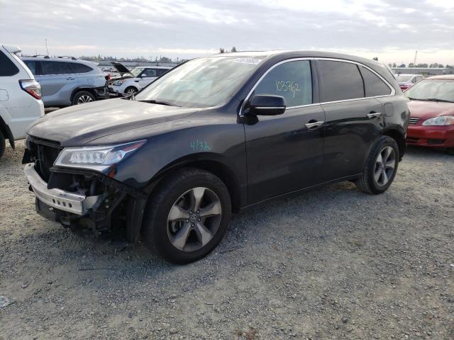 ACURA MDX 2016 with VIN 5FRYD3H20GB012982 - Photo from auction