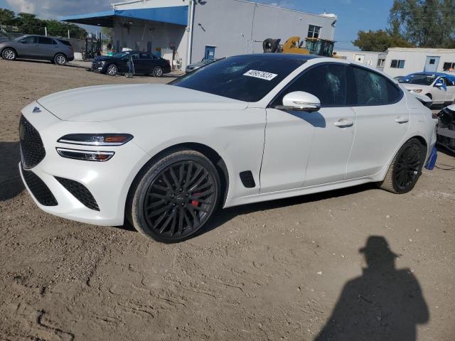 GENESIS G70 LAUNCH 2022 with VIN KMTG14TE8NU081096 - Photo from auction