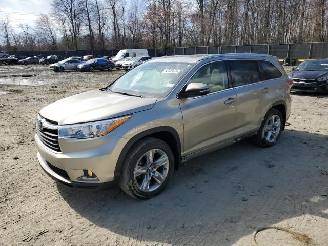 TOYOTA HIGHLANDER 2016 with VIN 5TDDKRFHXGS327252 - Photo from auction