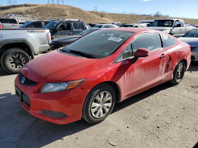 HONDA CIVIC LX 2012 with VIN 2HGFG3B51CH541043 - Photo from auction