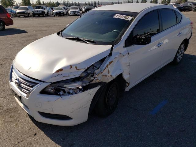 NISSAN SENTRA S 2013 with VIN 3N1AB7AP1DL689934 - Photo from auction