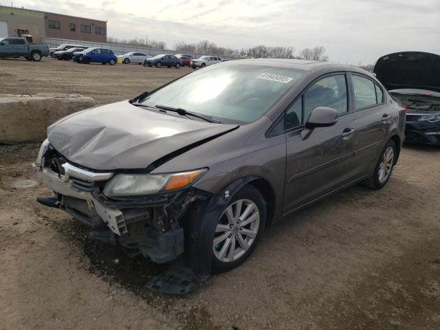 HONDA CIVIC EX 2012 with VIN 2HGFB2F88CH543112 - Photo from auction