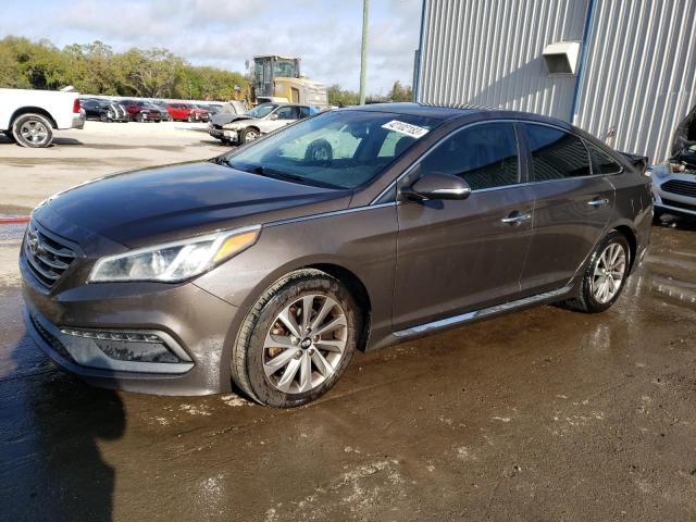 HYUNDAI SONATA SPO 2015 with VIN 5NPE34AF0FH167526 - Photo from auction