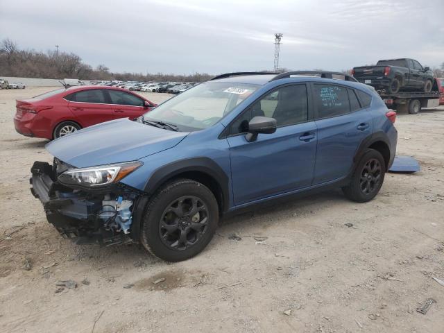 SUBARU CROSSTREK 2021 with VIN JF2GTHRC9MH375346 - Photo from auction