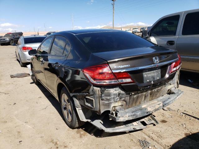 Photo 2 from auction – 2014 HONDA CIVIC LX with VIN 2HGFB2F57EH544180