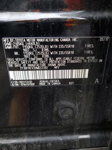 Photo 14 from auction – 2017 TOYOTA RAV4 LIMIT with VIN 2T3DFREV2HW652392