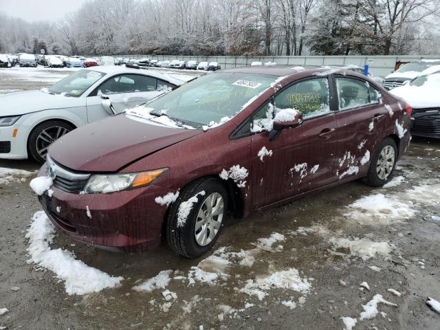 Photo 1 from auction – 2012 HONDA CIVIC LX with VIN 2HGFB2F58CH604626