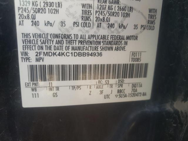 Photo 14 from auction – 2013 FORD EDGE LIMIT with VIN 2FMDK4KC1DBB94936