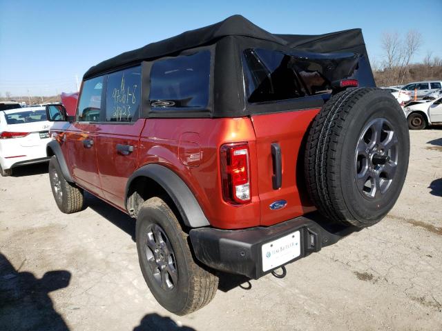 Photo 2 from auction – 2022 FORD BRONCO BAS with VIN 1FMDE5BHXNLA98703